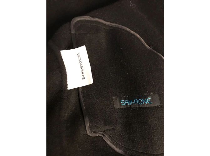 SAM RONE Cappotti T.Cashmere internazionale S Nero - vista 4