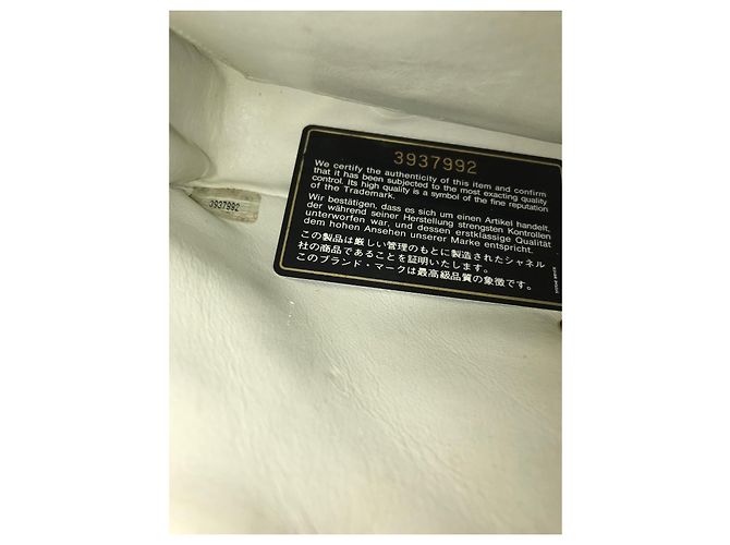 Borsa Chanel Timeless Bianca in Pelle 25 cm Bianco - vista 18