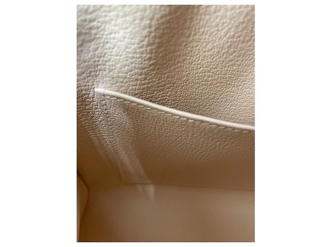 Birkin Hermès Hermes Bikini-TASCHE 25 cm Aus weiß - Ansicht 16