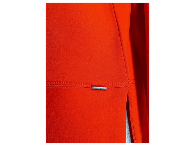 Camicetta Hugo Boss Arancione in Viscosa e Cotone - vista 4