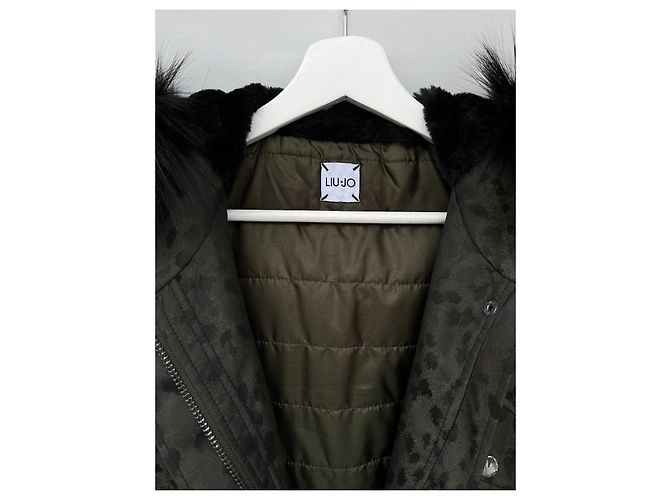 Liu.Jo Chaqueta parka Liu Jo kaki de algodón Caqui - vista 10