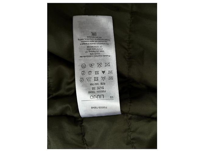 Liu.Jo Chaqueta parka Liu Jo kaki de algodón Caqui - vista 13