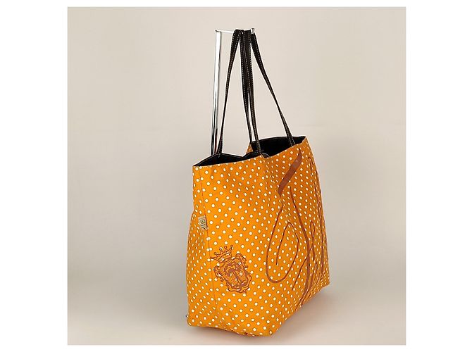 Autre Marque Felisi Einkaufstasche aus wendbarem Canvas Orange - Ansicht 2