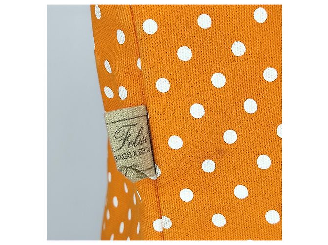 Autre Marque Felisi Einkaufstasche aus wendbarem Canvas Orange - Ansicht 3