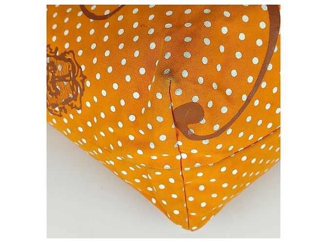 Autre Marque Felisi Einkaufstasche aus wendbarem Canvas Orange - Ansicht 6