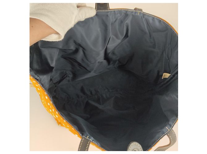 Autre Marque Felisi Einkaufstasche aus wendbarem Canvas Orange - Ansicht 8