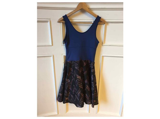 PINKO Kleider T.FR 38 Polyester Blau - Ansicht 3