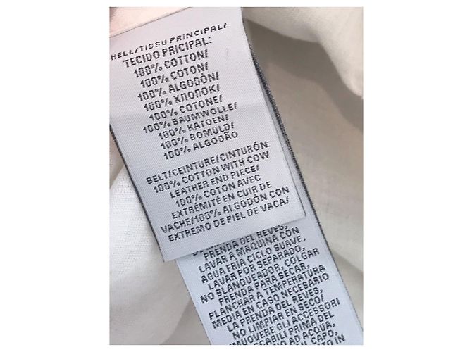 Vestido RALPH LAUREN T.FR 38 Algodón Blanco - vista 10