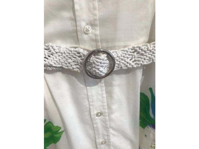 Vestido RALPH LAUREN T.FR 38 Algodón Blanco - vista 2