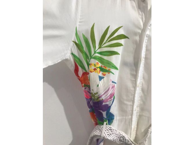 Vestido RALPH LAUREN T.FR 38 Algodón Blanco - vista 4