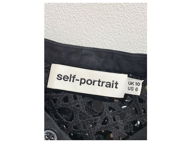 Self portrait SELF-PORTRAIT Kleider T.International M Polyester Schwarz - Ansicht 5