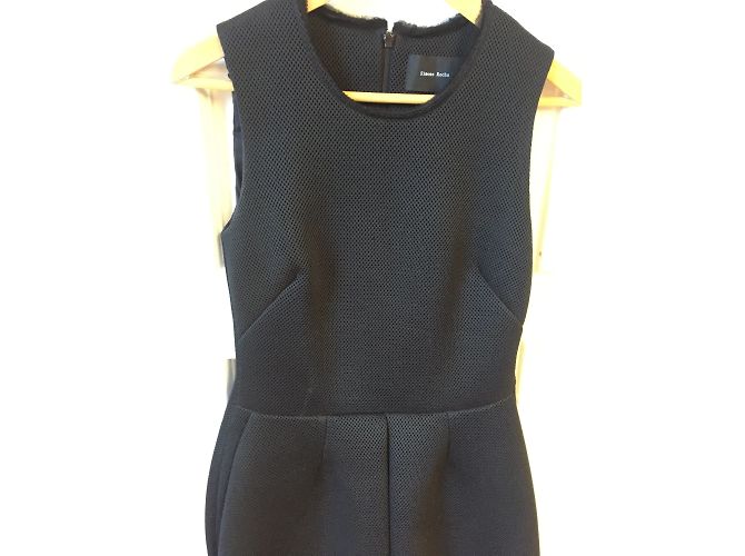 SIMONE ROCHA Kleider T.FR 36 Synthetisch Schwarz - Ansicht 2