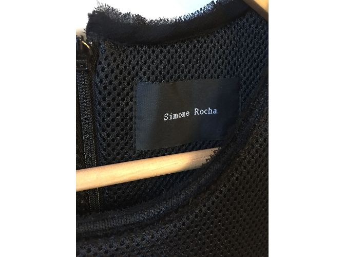 SIMONE ROCHA Kleider T.FR 36 Synthetisch Schwarz - Ansicht 3