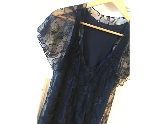 SONIA RYKIEL Kleider T.FR 36 Spitze Marineblau - Ansicht 2