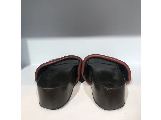 Céline CELINE Mules y zuecos T.UE 38 cuero - vista 4