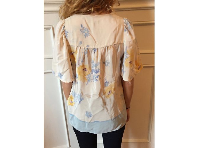 PAUL & JOE Tops T.Internacional M Seda Beige - vista 2