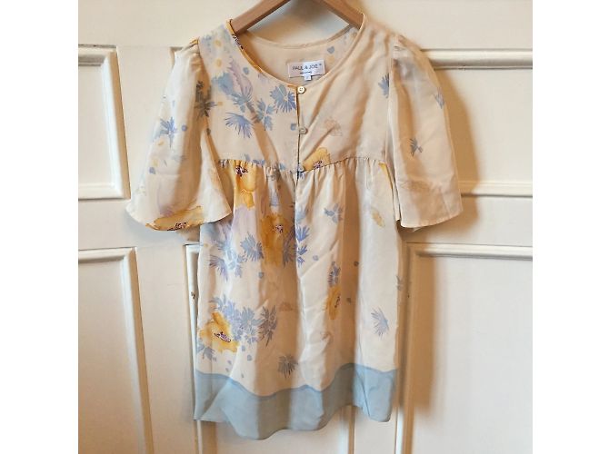 PAUL & JOE Tops T.Internacional M Seda Beige - vista 3