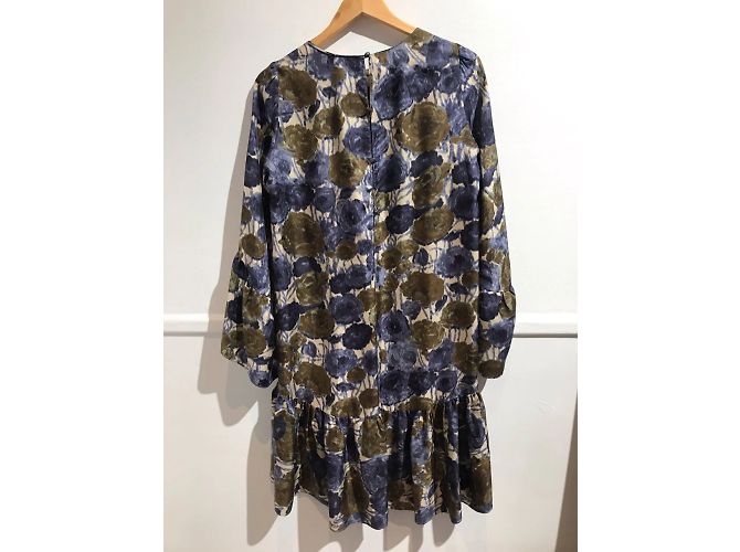 ERIKA CAVALLINI Vestidos T.Seda M Internacional Caqui - vista 2