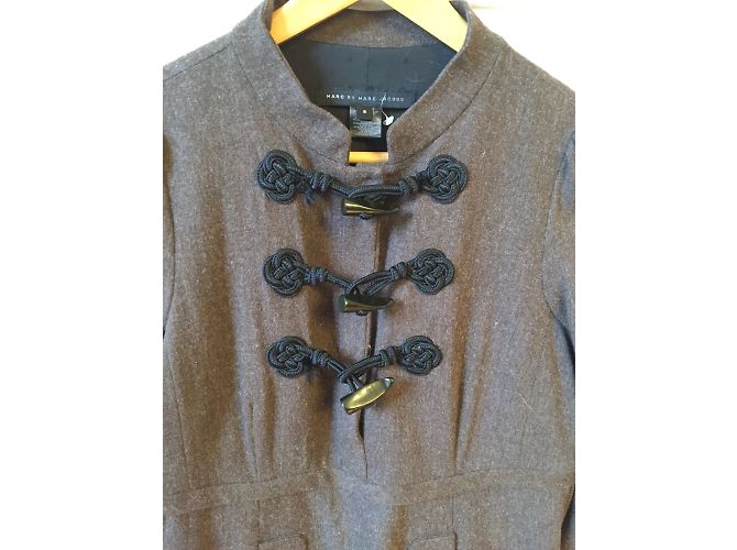 MARC JACOBS Kleider T.FR 36 Wolle Braun - Ansicht 3
