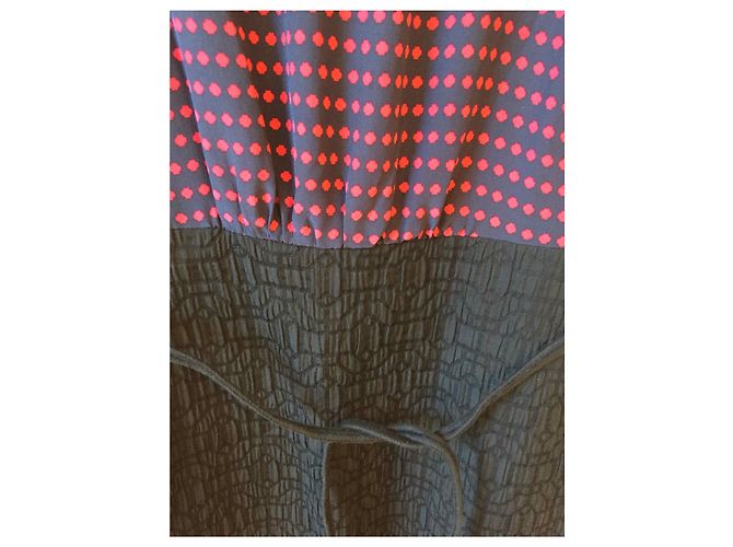 MARC JACOBS Kleid T.FR 38 Seide Marineblau - Ansicht 3