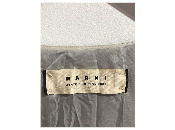 MARNI Vestidos T.Internacional S Algodón Gris - vista 3
