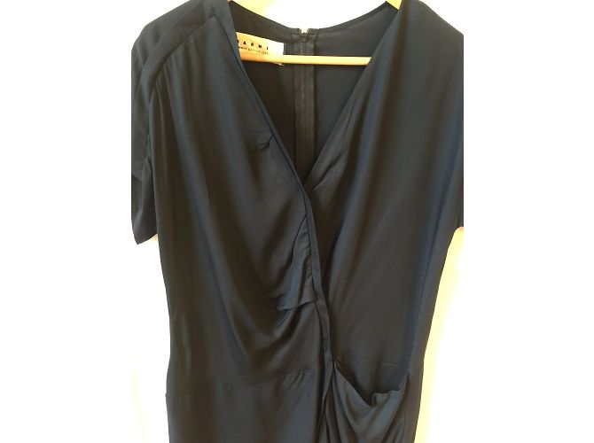 MARNI Vestidos T.Internacional L Viscosa Negro - vista 2