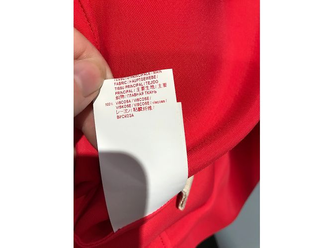 MARNI Vestidos T.Internacional S Viscosa Roja - vista 5