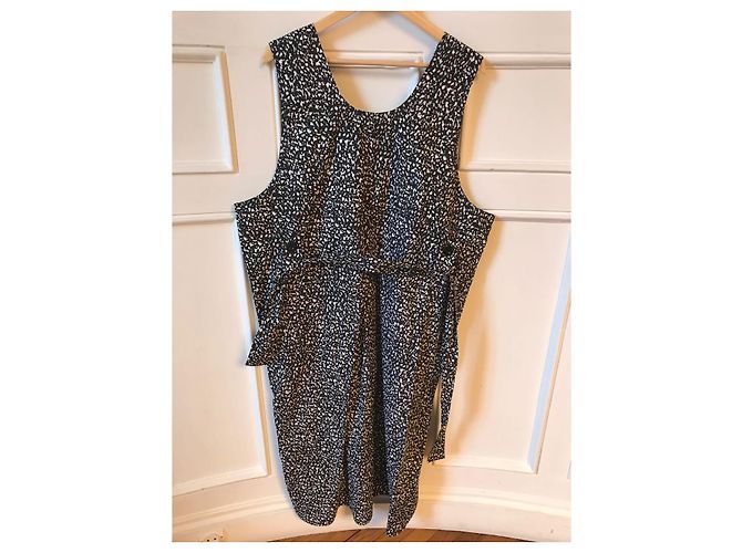 MARNI Vestidos T.Internacional S Algodón Negro - vista 3