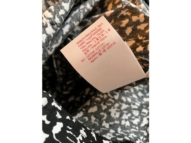 MARNI Vestidos T.Internacional S Algodón Negro - vista 5