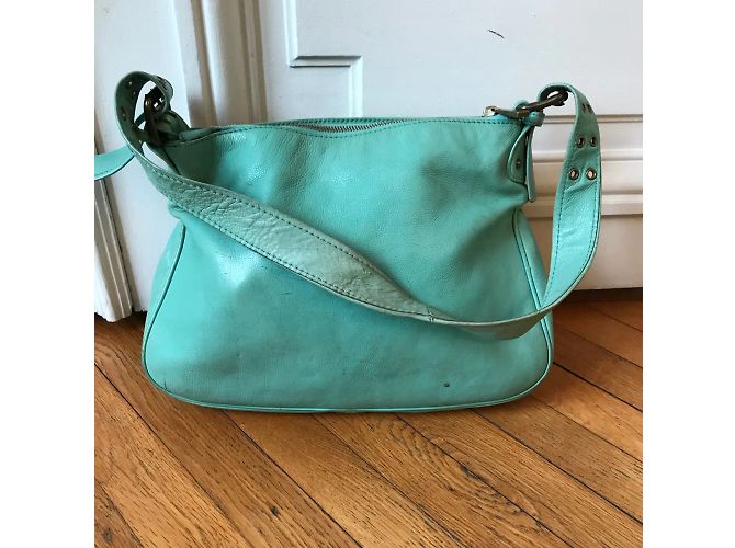 MARC JACOBS Bolsas T. Couro Turquesa - vista 2