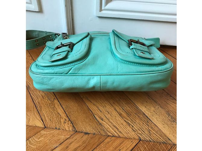 MARC JACOBS Bolsas T. Couro Turquesa - vista 3