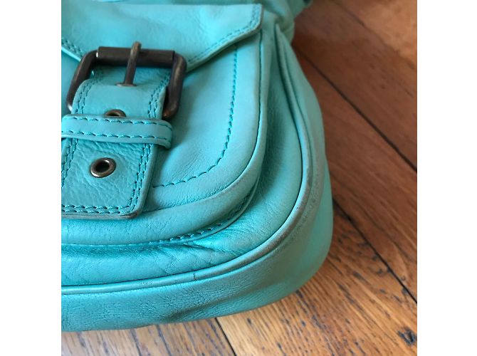 MARC JACOBS Bolsas T. Couro Turquesa - vista 4