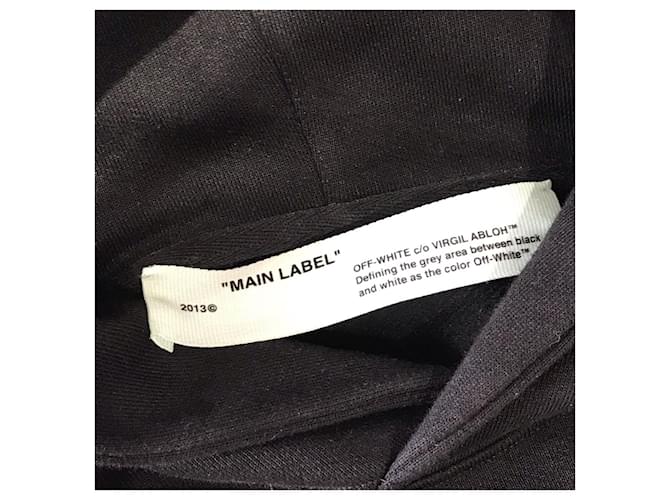 Off White OFF-WHITE Strickwaren T. International XS Baumwolle Schwarz - Ansicht 3