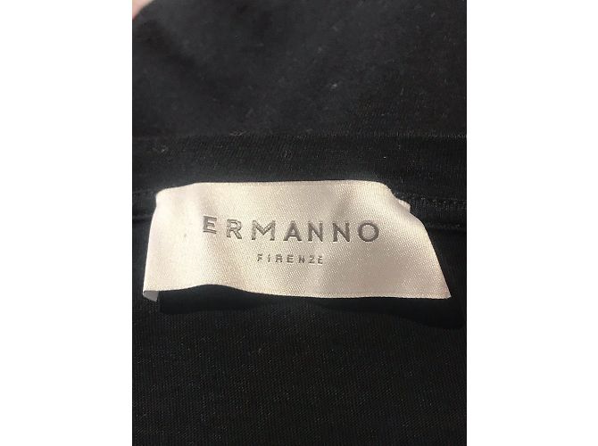 ERMANNO SCERVINO Tops T.International S Algodón Negro - vista 4