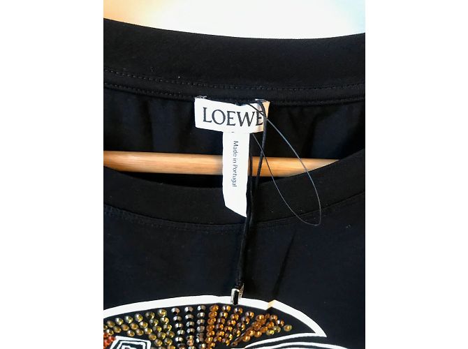 LOEWE Tops T.International M Algodón Negro - vista 5