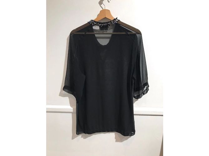 3.1 PHILLIP LIM Tops T.Internacional XS Seda Negro - vista 3
