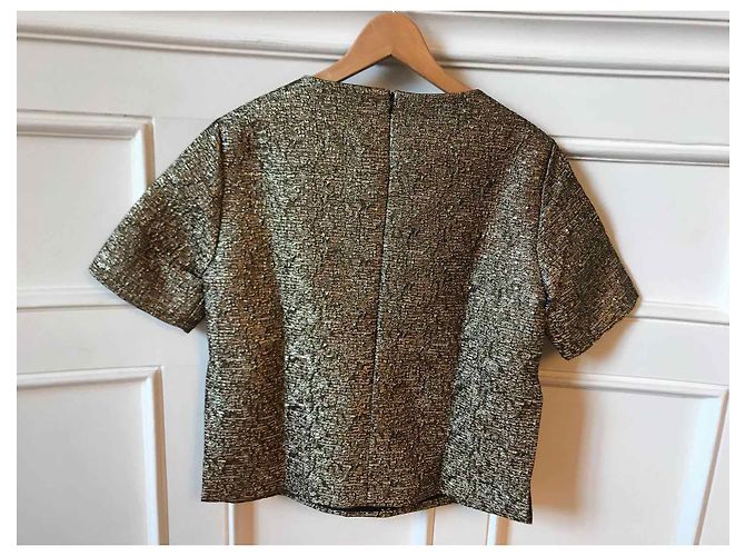 BY MALENE BIRGER Tops T.FR 38 Sintético Dorado - vista 2