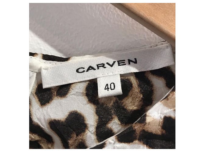 CARVEN Tops T.Internacional L Viscosa Beige - vista 4