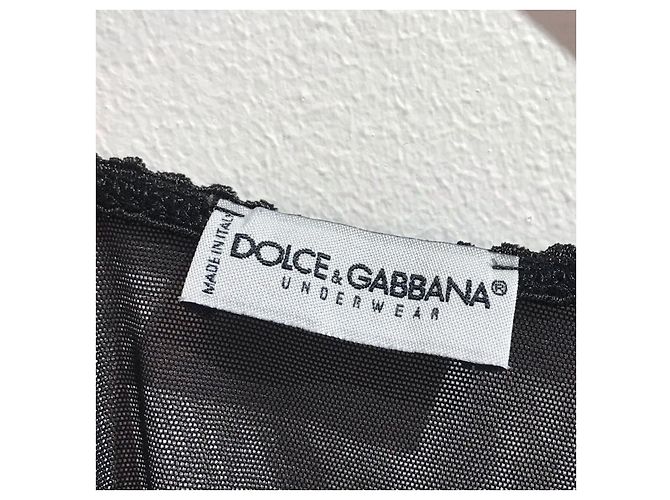 DOLCE & GABBANA Tops T.International S Synthetic Black - view 3