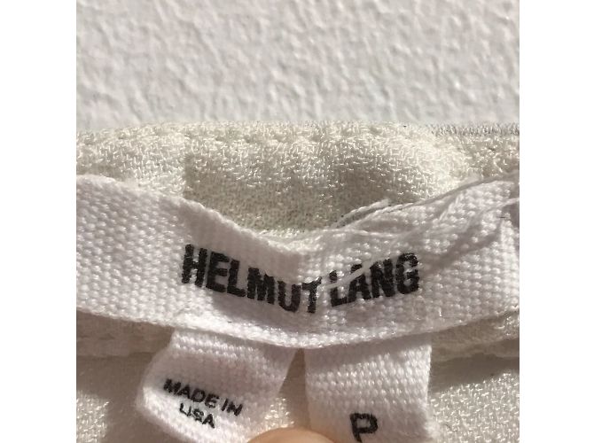HELMUT LANG Tops T.Internacional S Viscosa Blanco - vista 6