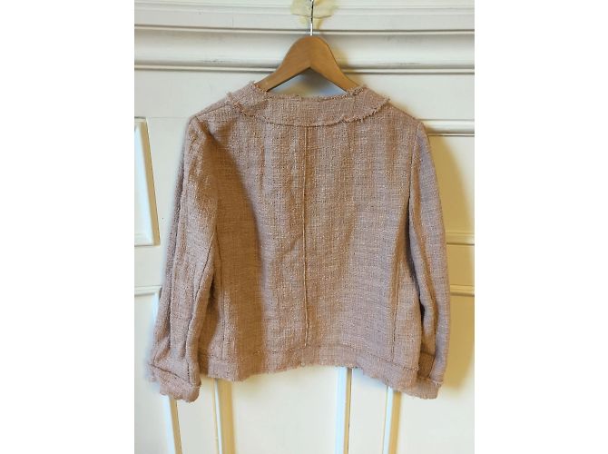 DOLCE & GABBANA Chaquetas T.FR 42 Algodón Rosa - vista 2