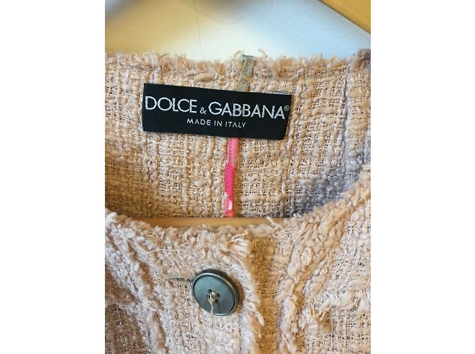 DOLCE & GABBANA Chaquetas T.FR 42 Algodón Rosa - vista 3