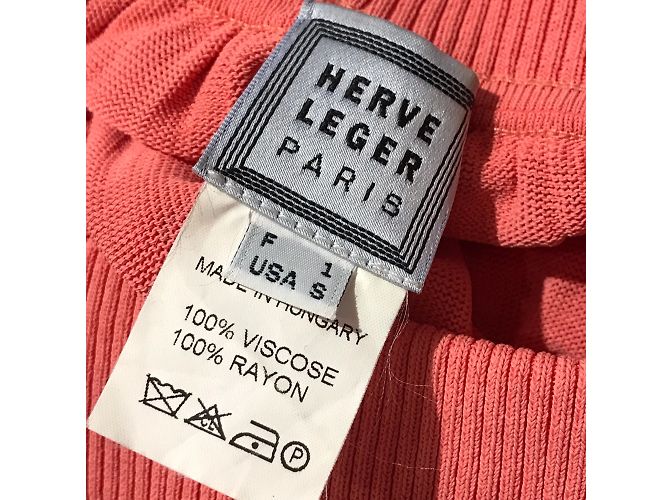 HERVE LEGER Tops T.Internacional M Sintético Burdeos - vista 3