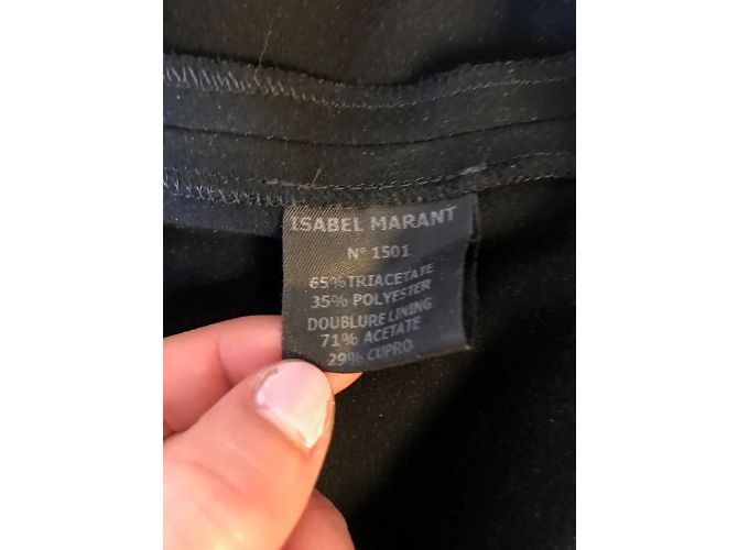 ISABEL MARANT Tops T.Internacional L Sintético Negro - vista 4