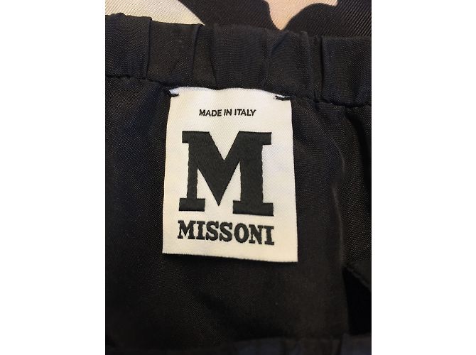 M MISSONI Tops T.FR 36 Seda Negro - vista 3