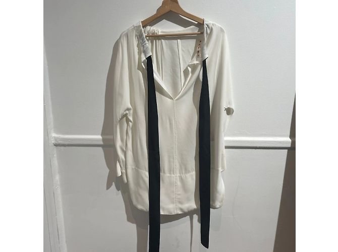 MARNI Tops T.FR 36 Sintético Blanco - vista 3