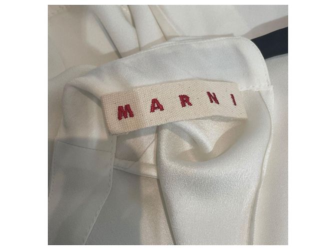 MARNI Tops T.FR 36 Sintético Blanco - vista 4