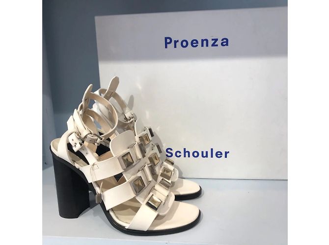 Sandali PROENZA SCHOULER T.EU 37 Pelle Bianco - vista 7
