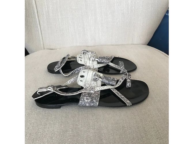 Sandali PROENZA SCHOULER T.EU 37.5 Pelli esotiche Bianco - vista 2