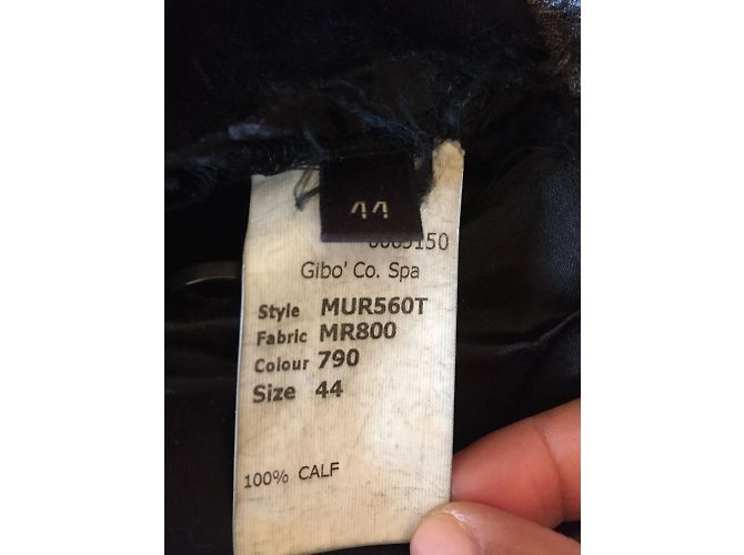 MARC JACOBS Jacken T.FR 44 Leder Schwarz - Ansicht 4